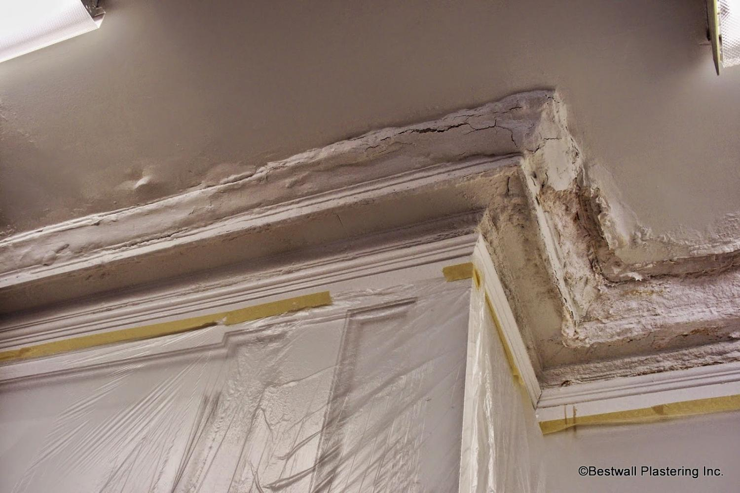 Montclair, NJ Water Damaged Plaster Molding